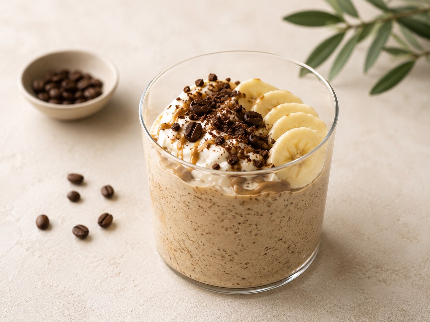 Foto de Overnight oats con café y proteína