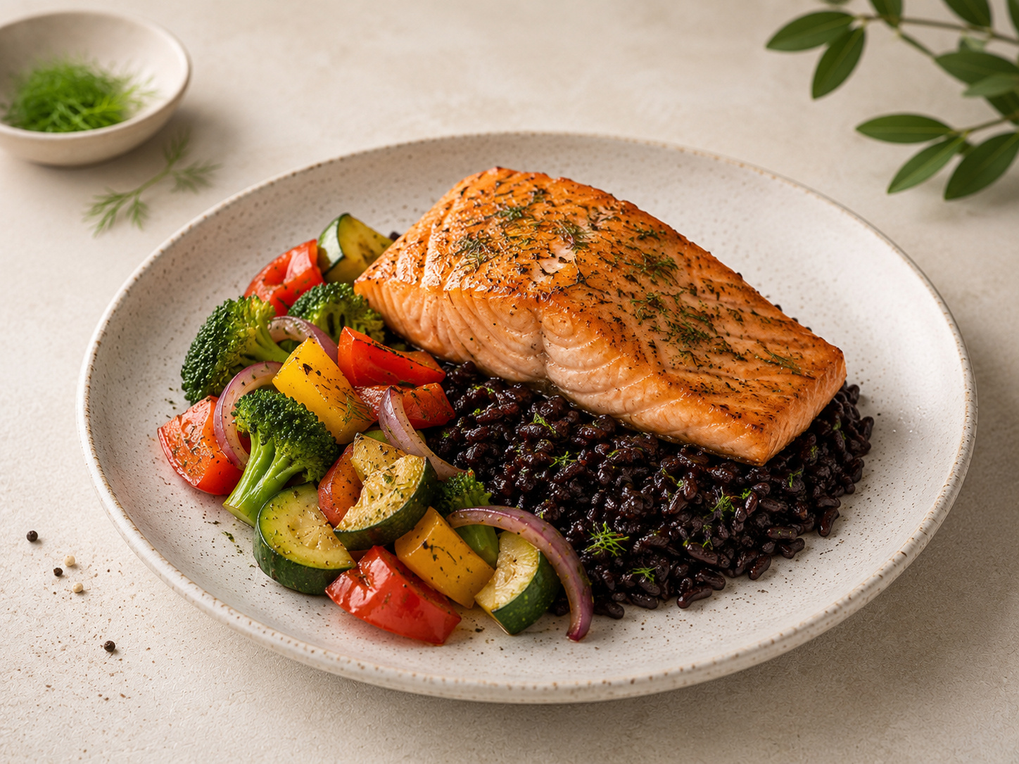 Foto de Cena ligera de salmón